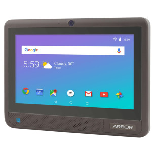 ARBOR IOT-800N 8" Touch Panel PC with ARM Quad-core Cortex-A35, LAN, 2 GB memory, multiple I/O
